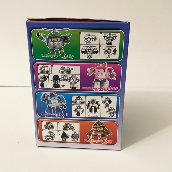 Robocar Poli Amber Take n Play Transforming Robot Toy - Picture 5 of 9